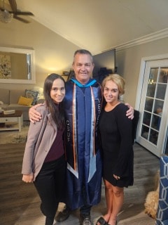 Graduation with Daughters